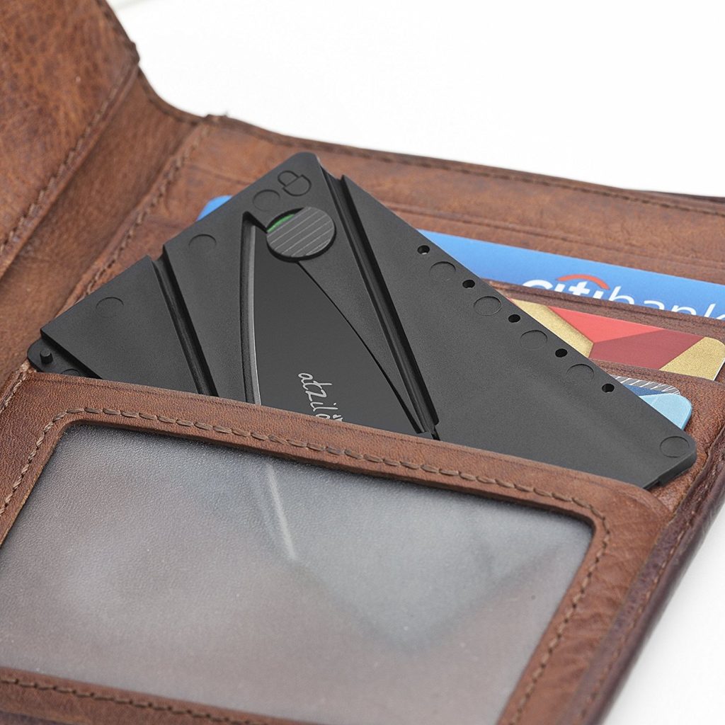 Atziloose Folding Credit Card Pocket Knife 