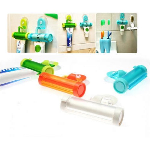 Rolling Toothpaste Squeezer and Toothpaste Hanger 